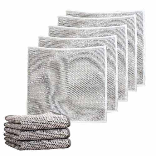 تصویر اسکاچ توری دو لایه بسته ۵ عددی 